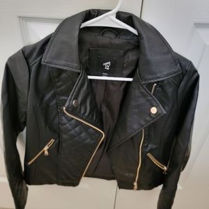 Art Class Girls Faux moto jacket